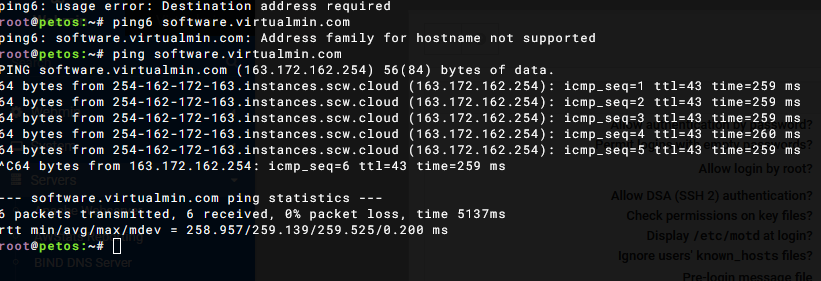 Failed install using ipv6 only server - General Discussion 